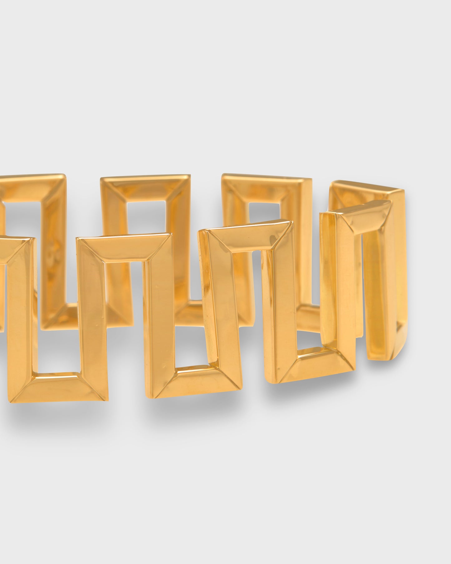 TIFFANY & CO. YELLOW GOLD MEANDER BRACELET, 1960s