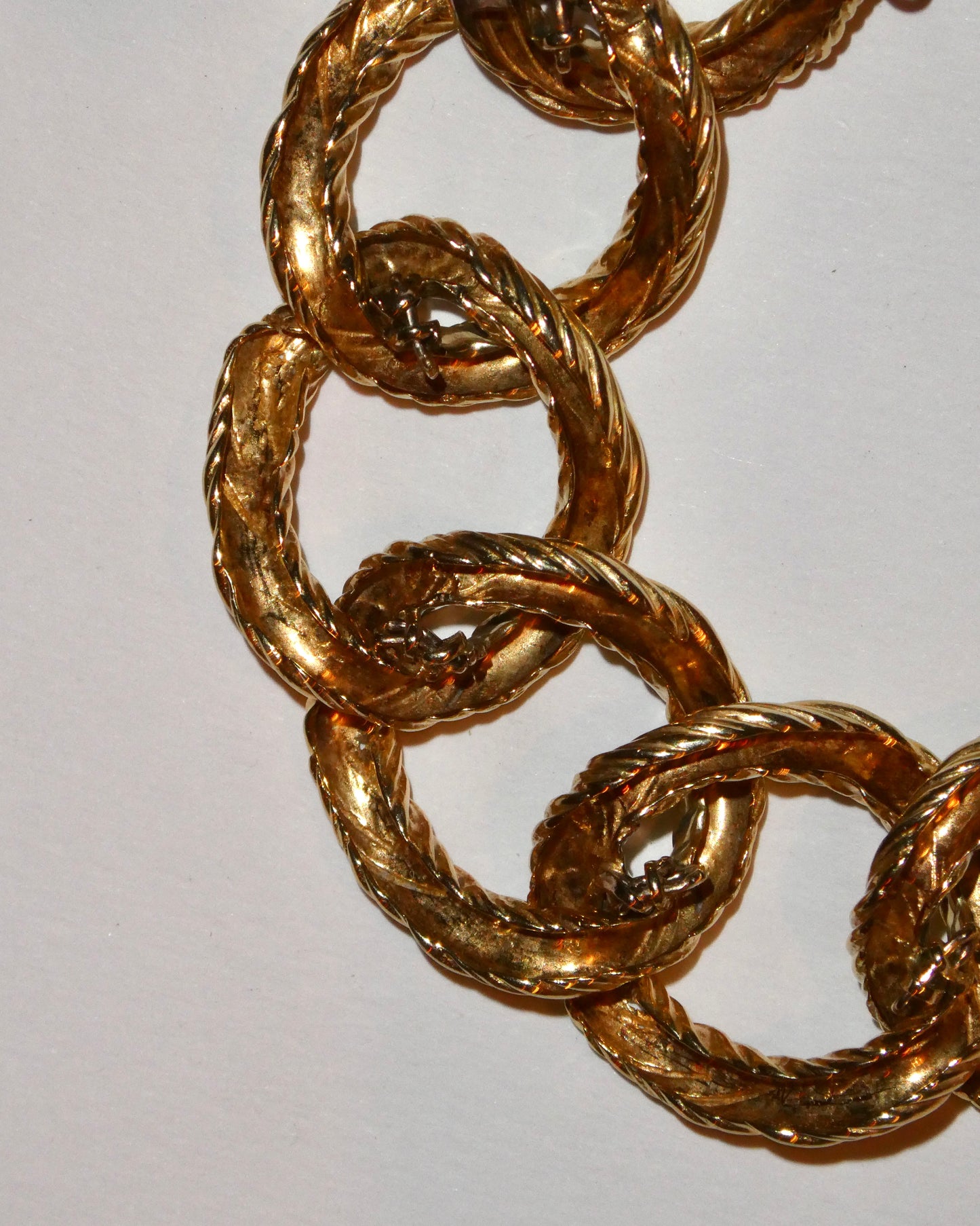 KUTSCHINSKY YELLOW GOLD LINKS BRACELET, 1960s