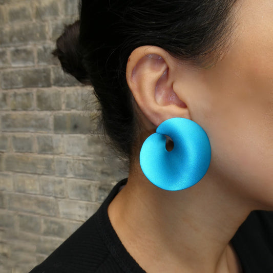 JAR PARIS 'VALERIE' ALUMINUM EARRINGS, 2010s