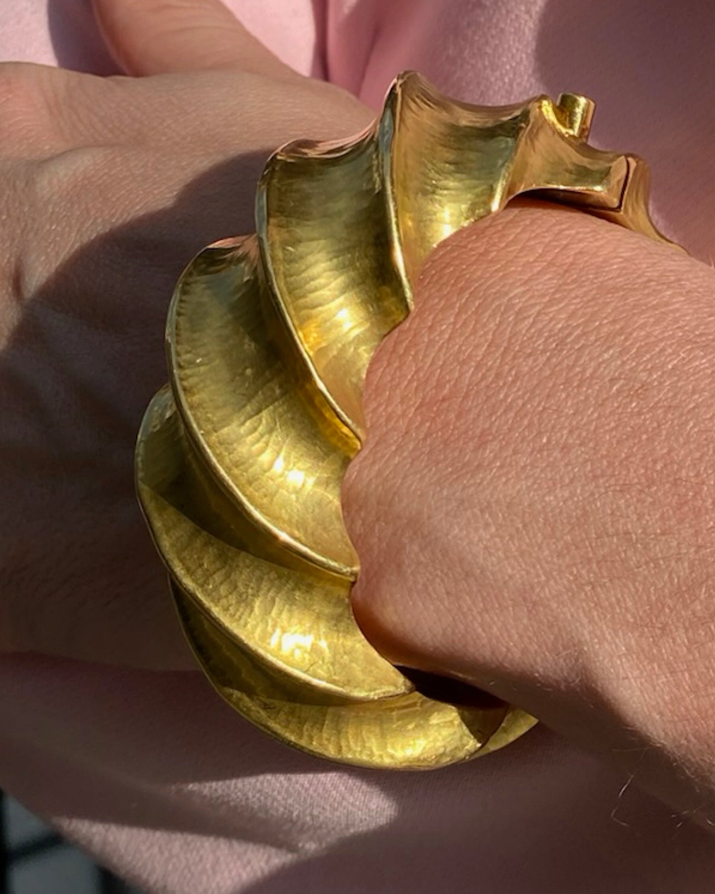 GRIMA YELLOW GOLD BANGLE, 1980s