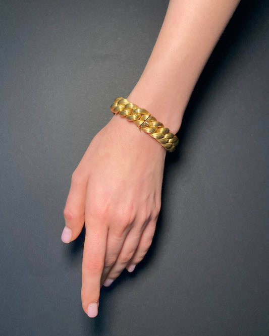 WEINGRILL YELLOW GOLD BRACELET, 20th CENTURY