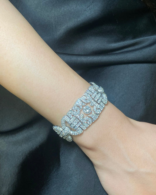 ART DÉCO DIAMOND & PLATINUM BRACELET, 1920s