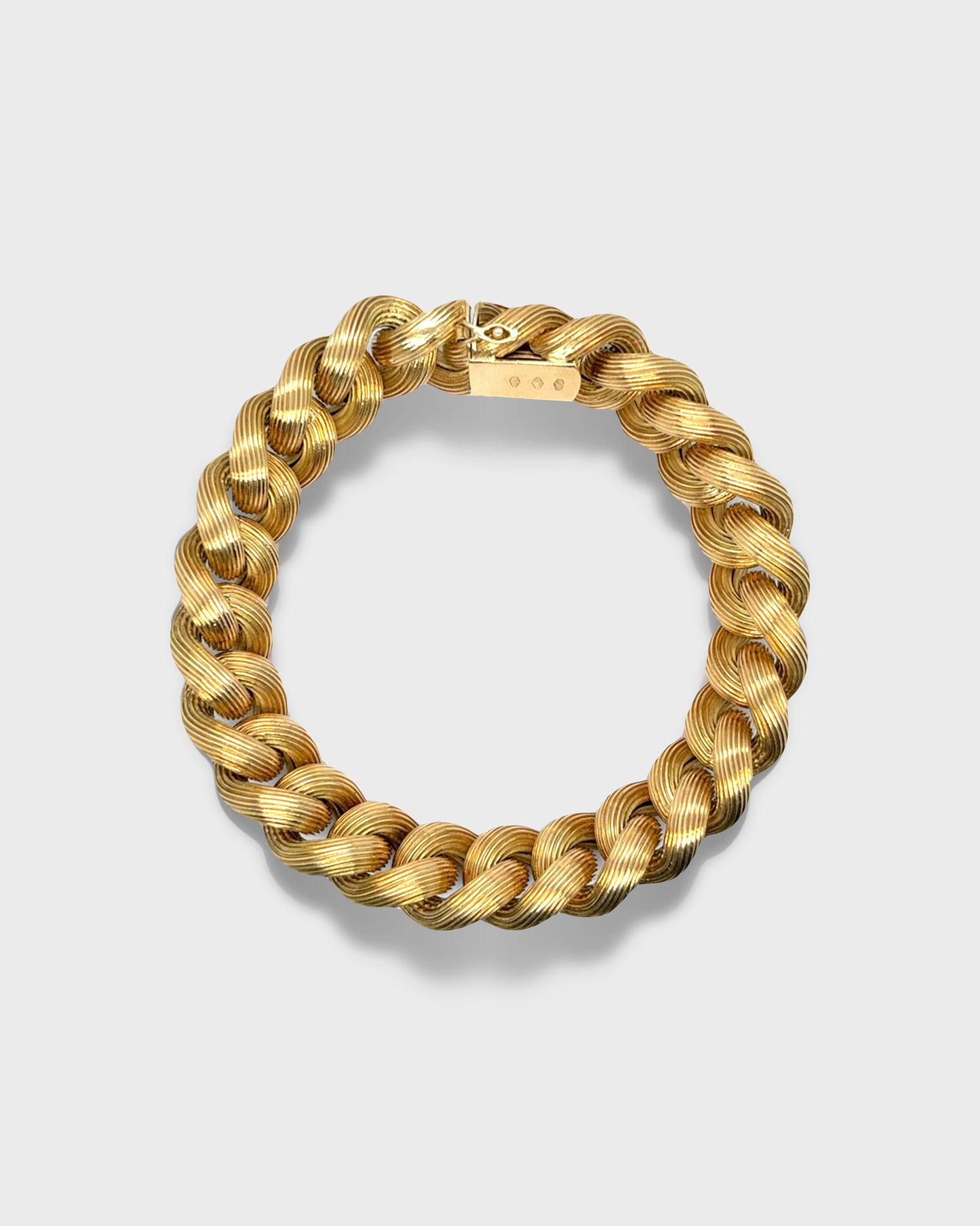 WEINGRILL YELLOW GOLD BRACELET, 20th CENTURY