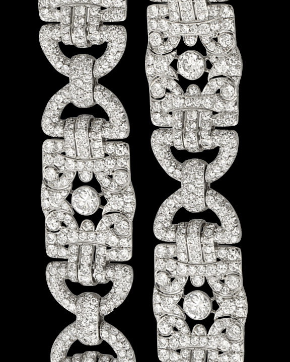 ART DÉCO DIAMOND & PLATINUM BRACELET, 1920s