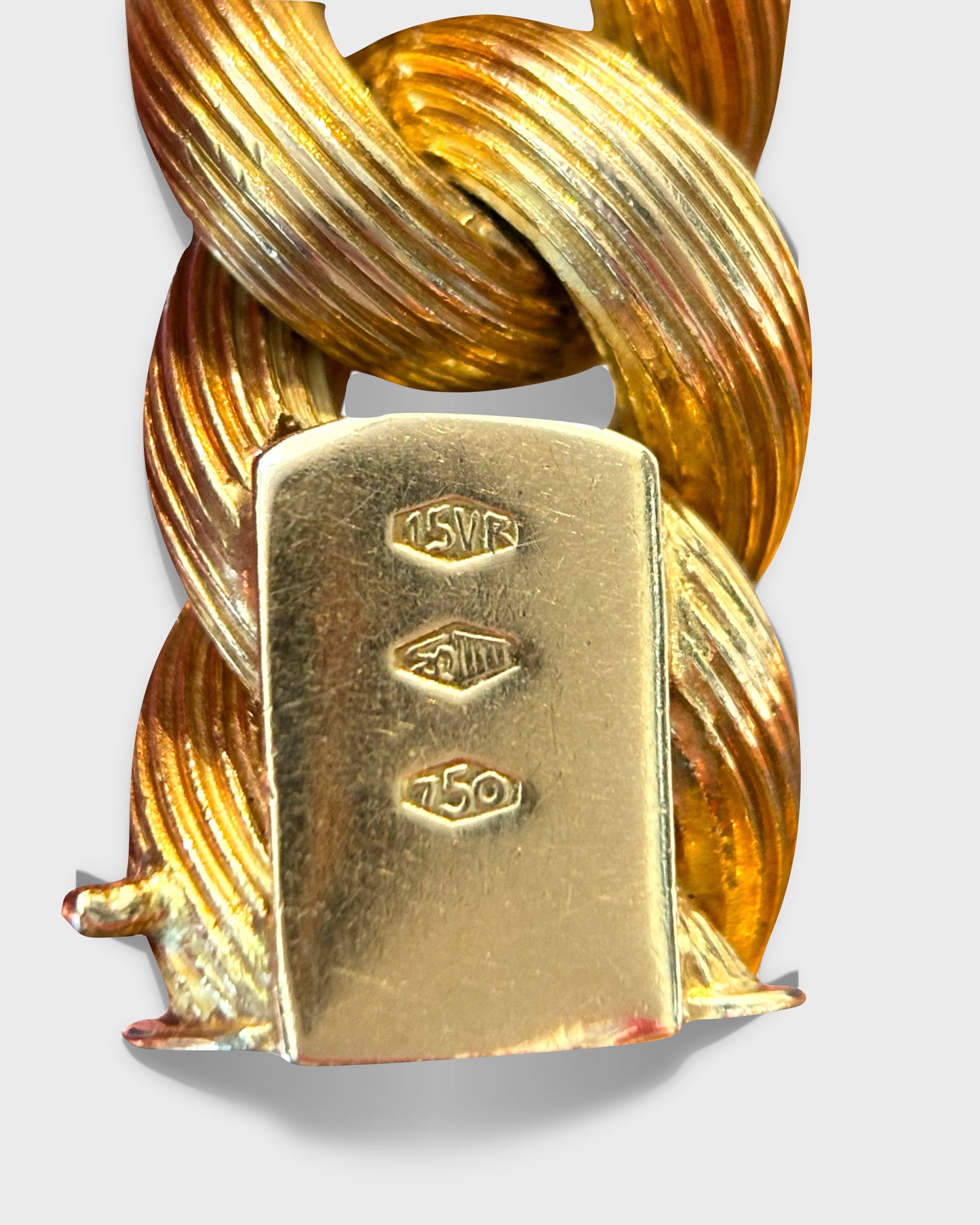 WEINGRILL YELLOW GOLD BRACELET, 20th CENTURY