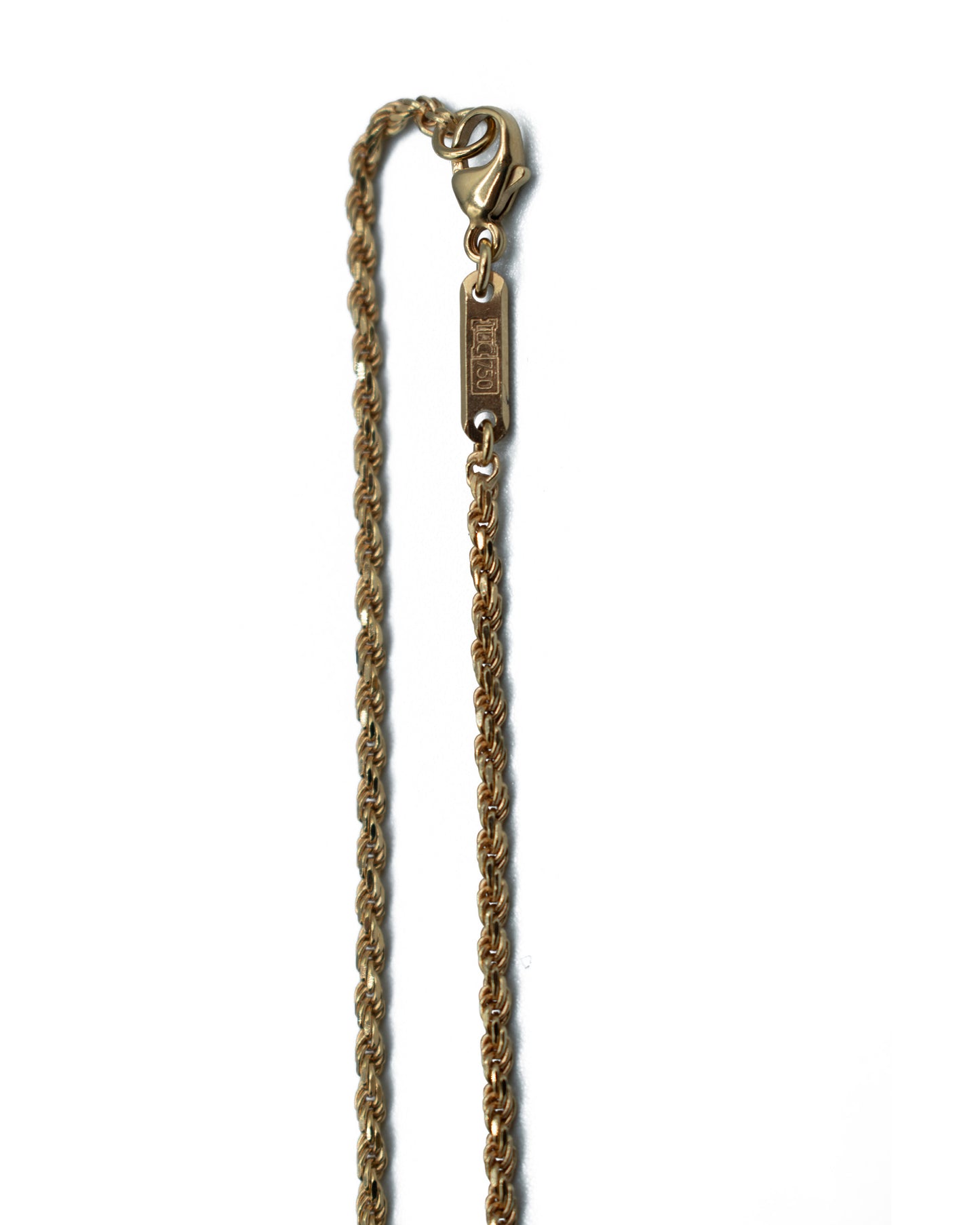 CHOPARD ‘HAPPY DIAMONDS' DIAMOND & YELLOW GOLD BEAR PENDANT NECKLACE