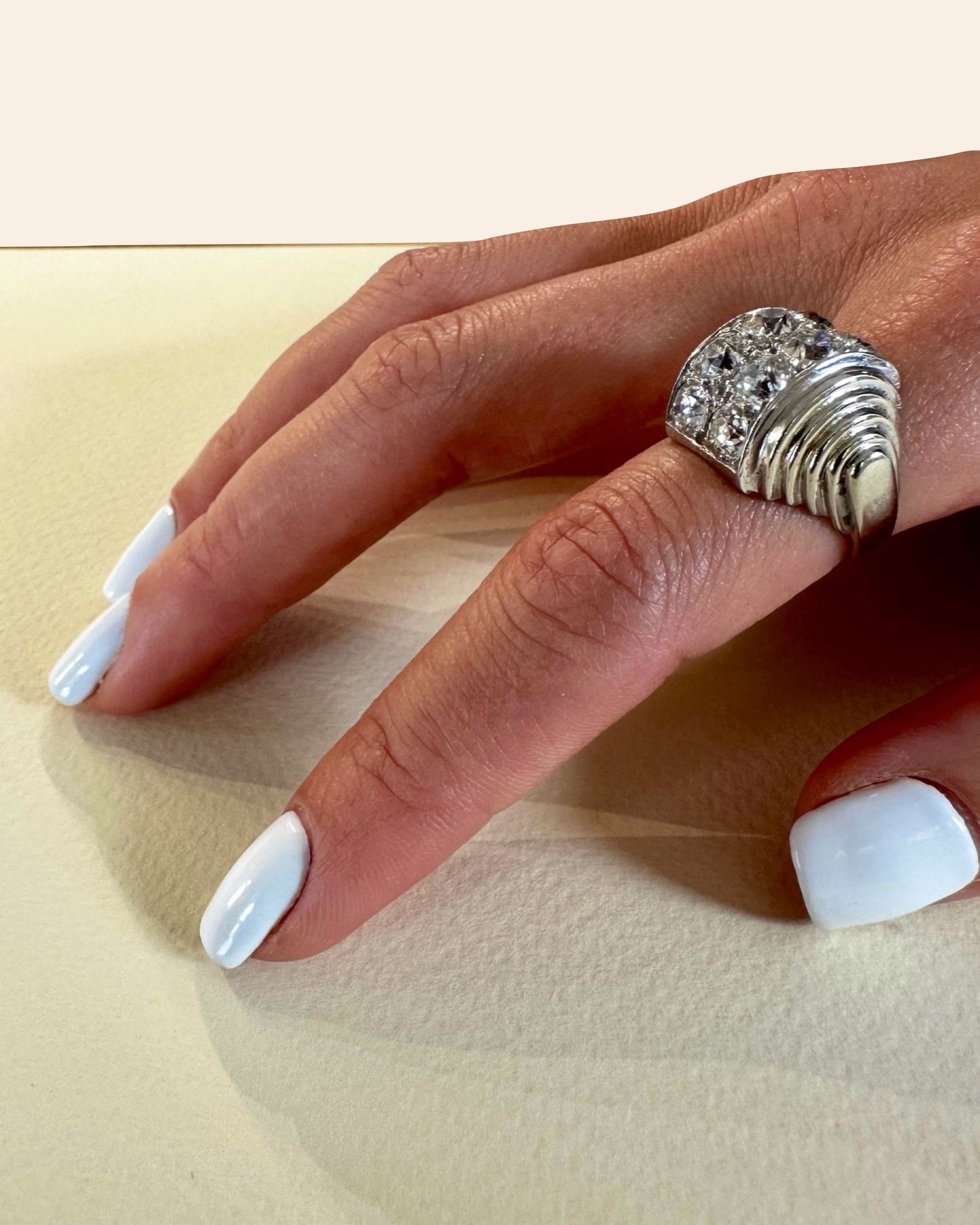 RENÉ BOIVIN DIAMONDS & PLATINUM RING, 1934