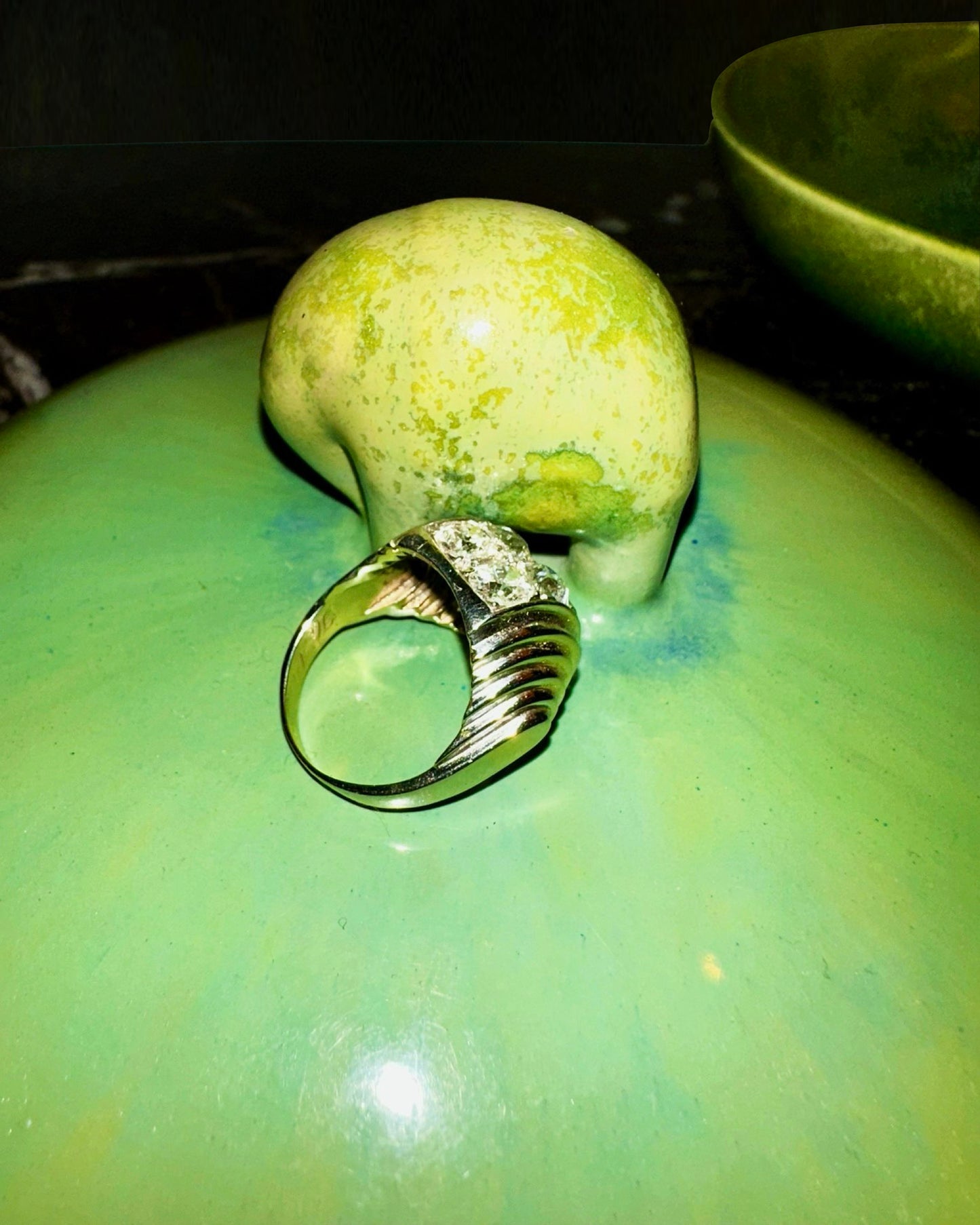 RENÉ BOIVIN DIAMONDS & PLATINUM RING, 1934