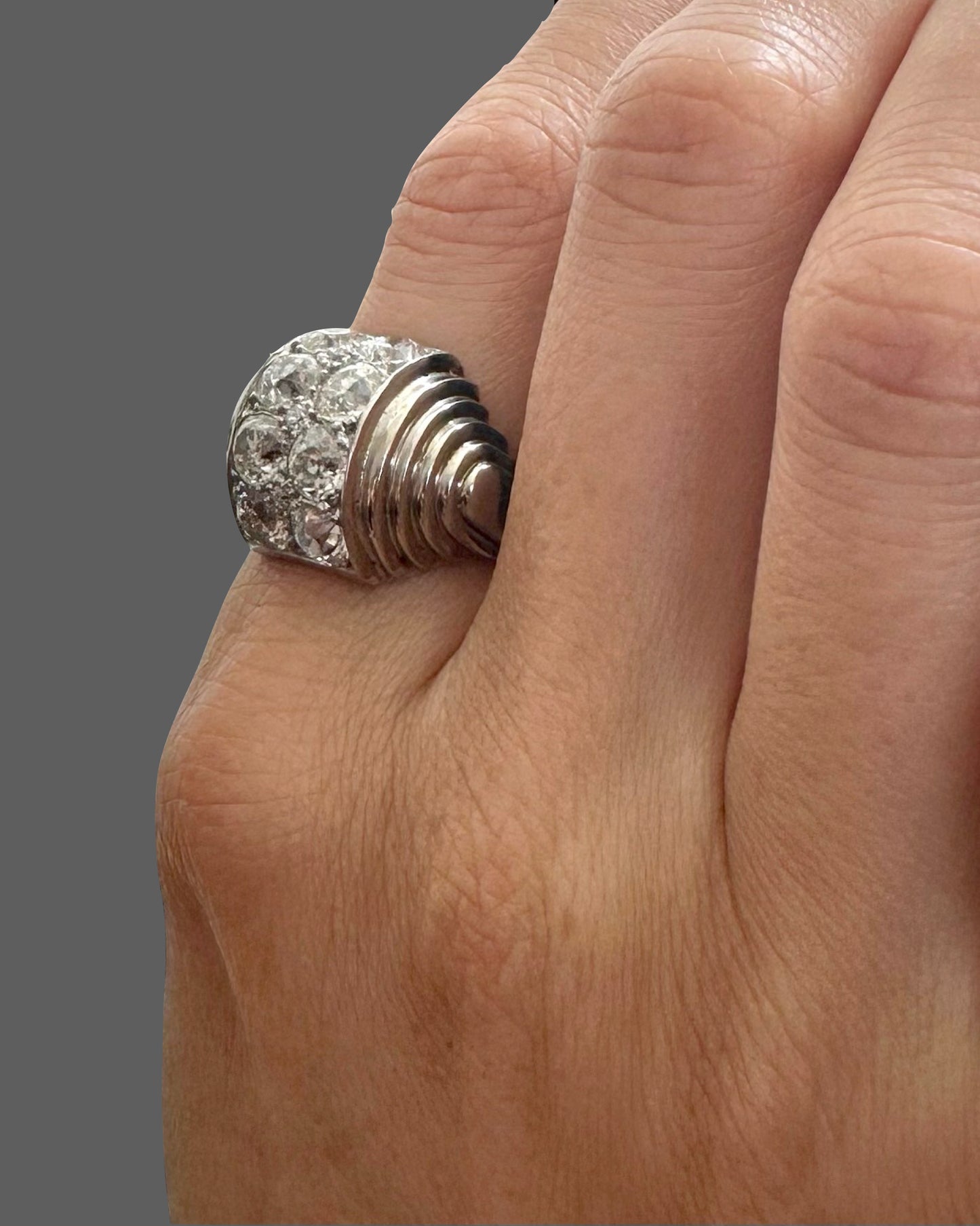 RENÉ BOIVIN DIAMONDS & PLATINUM RING, 1934