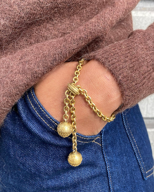 ROSE GOLD OTTOMAN CHARM BRACELET, 1900s