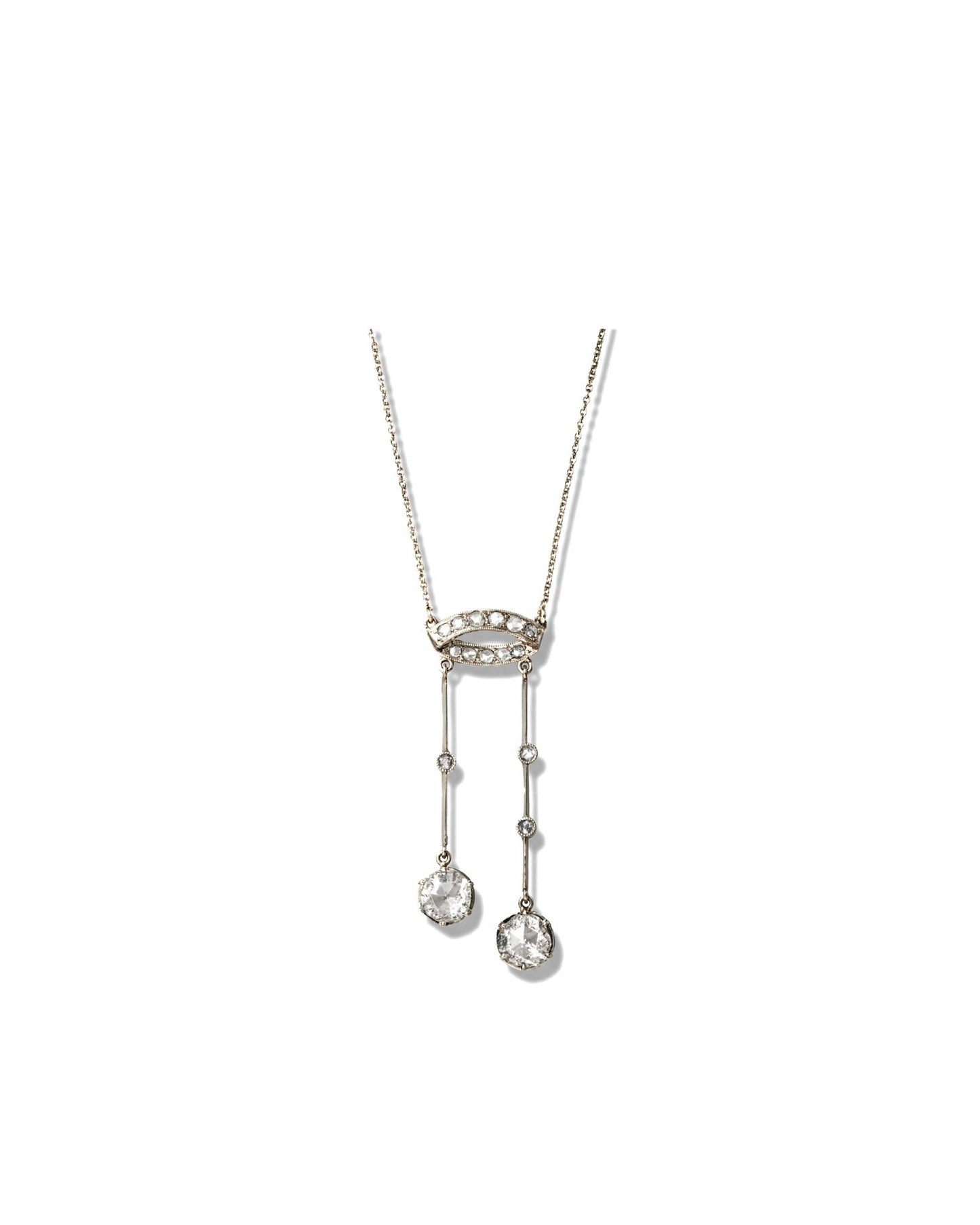 BELLE ÉPOQUE DIAMONDS & PLATINUM NECKLACE, 1915