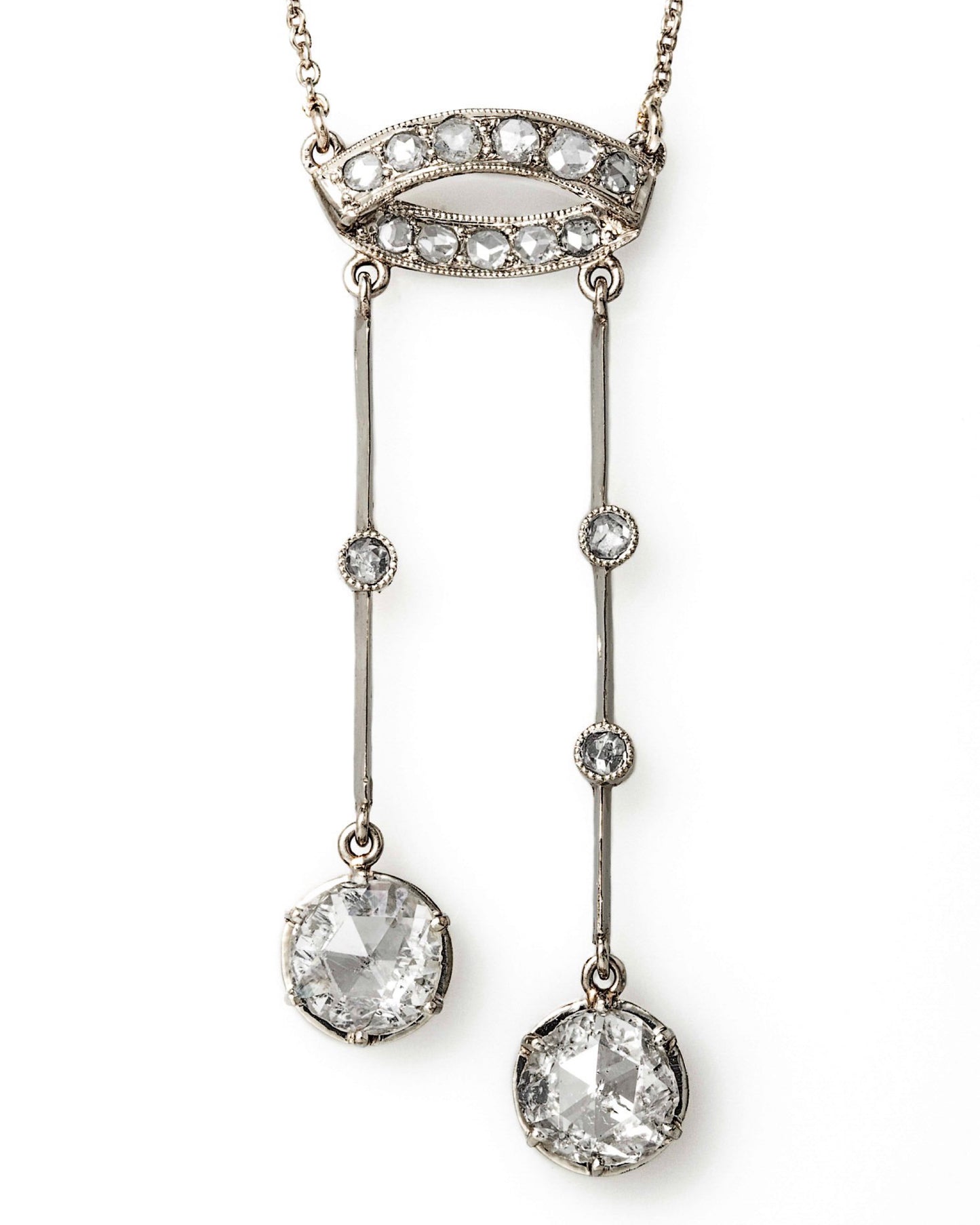 BELLE ÉPOQUE DIAMONDS & PLATINUM NECKLACE, 1915