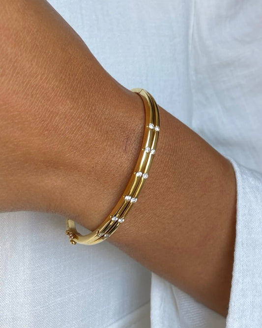 DIAMOND & GOLD BRACELET, 1970s