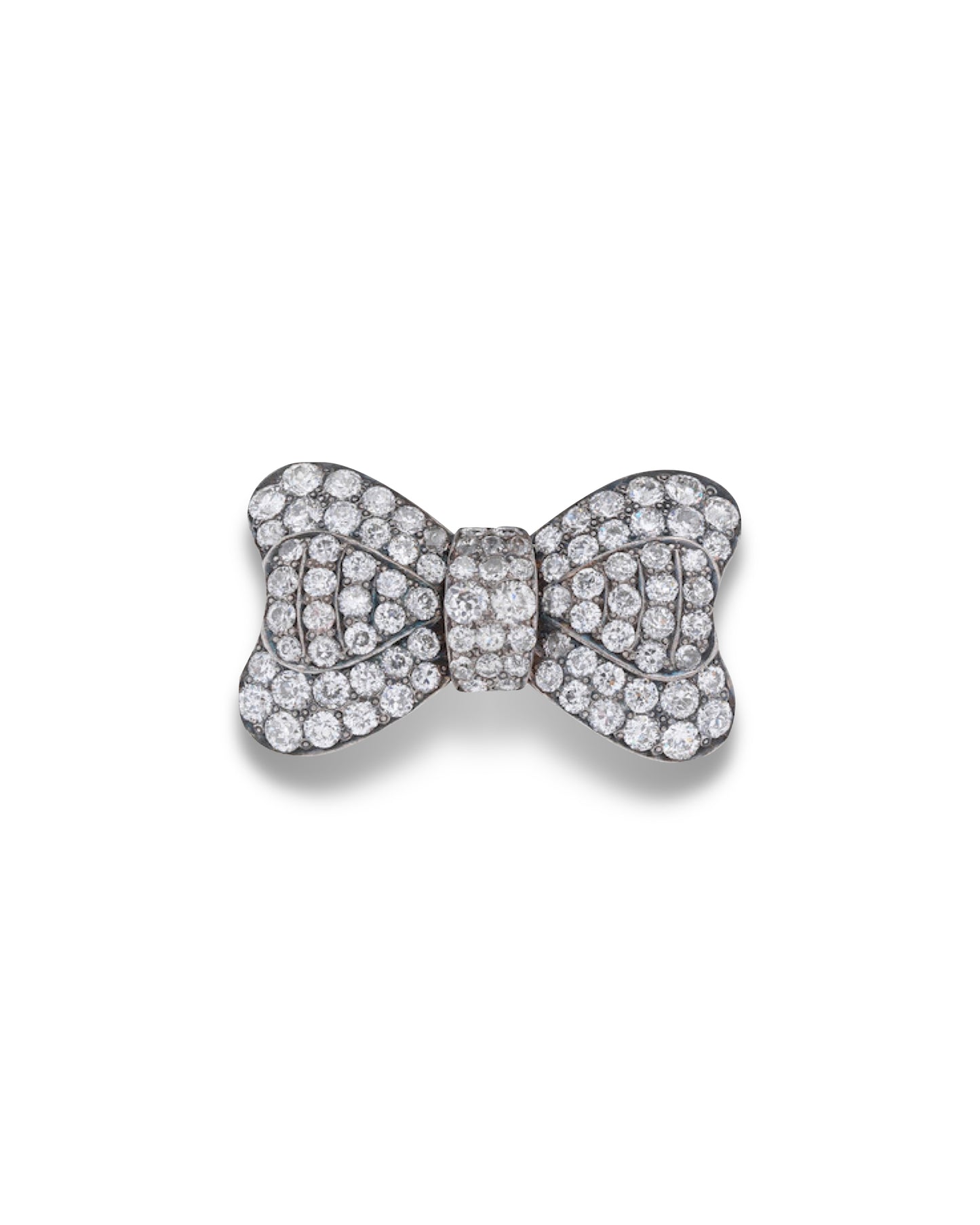 DIAMOND BOW BROOCH, 1930s