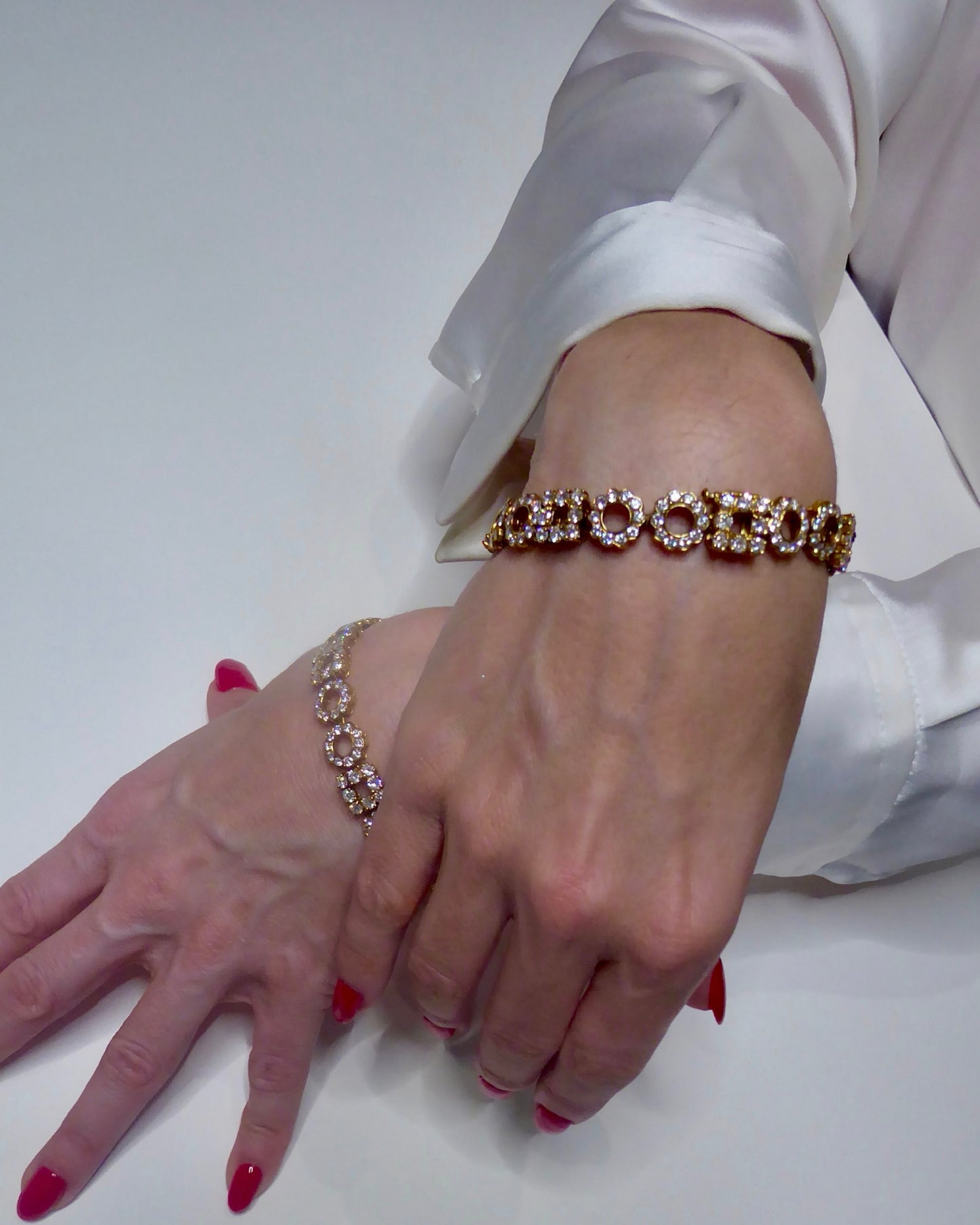 BOUCHERON DIAMOND & YELLOW GOLD CONVERTIBLE BRACELETS & NECKLACE, 1980