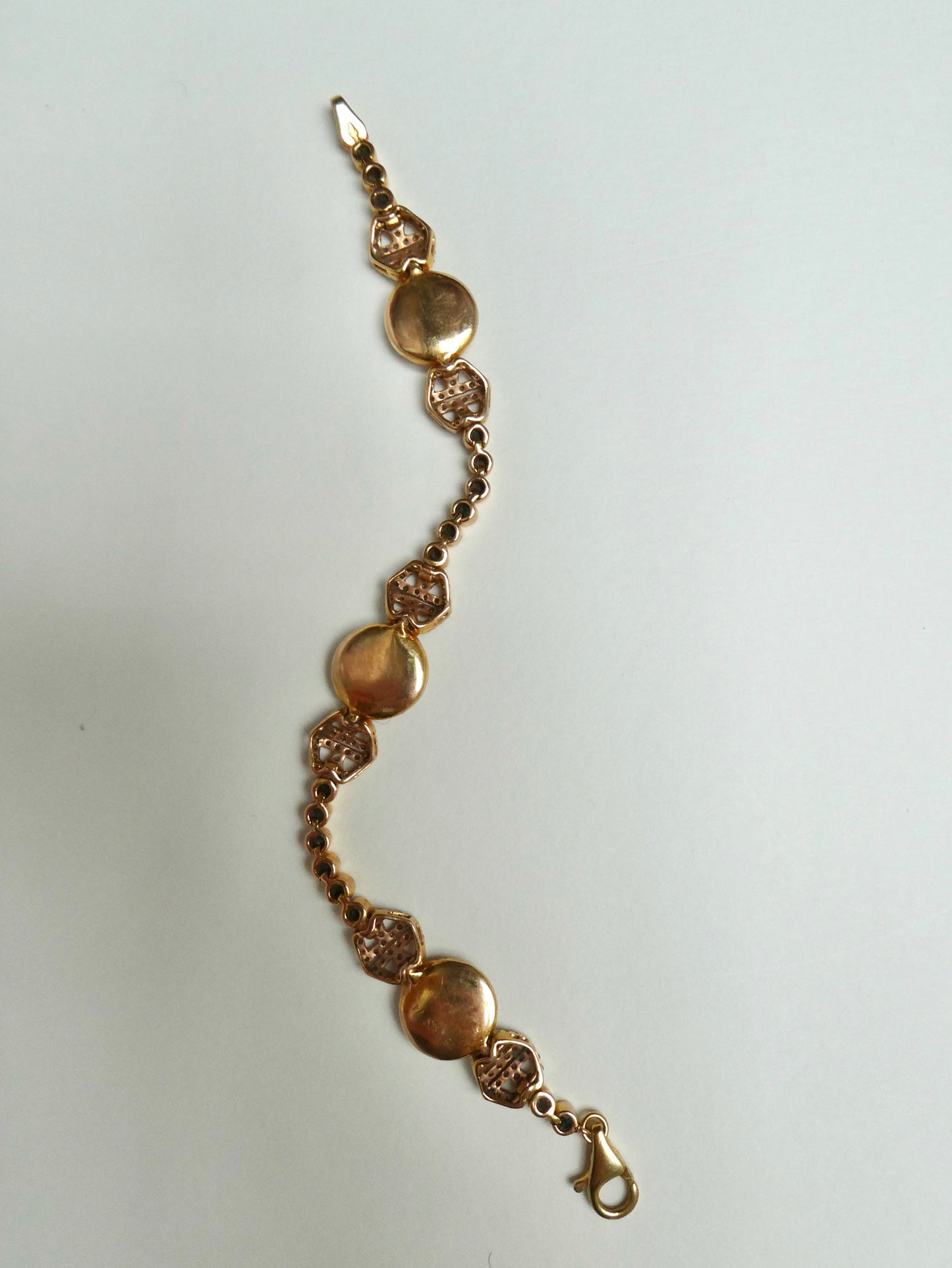 LORRAINE SCHWARTZ 'BE HAPPY' ROSE GOLD & DIAMOND BRACELET, 21st CENTURY