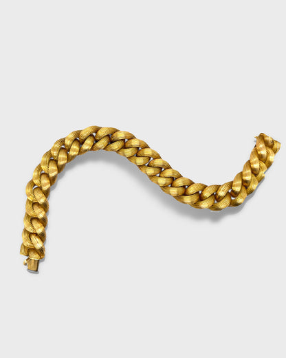 WEINGRILL YELLOW GOLD BRACELET, 20th CENTURY