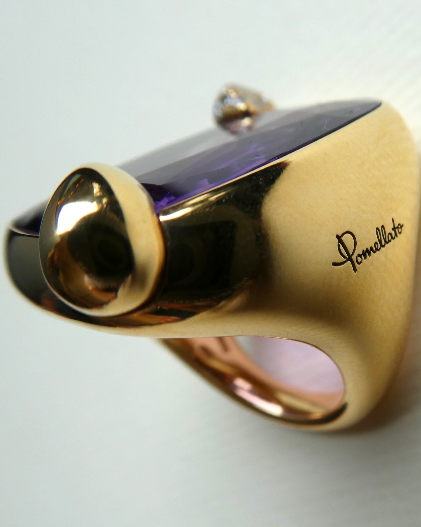 POMELLATO 'RITRATTO' AMETHYST, DIAMOND & GOLD COCKTAIL RING, 2017