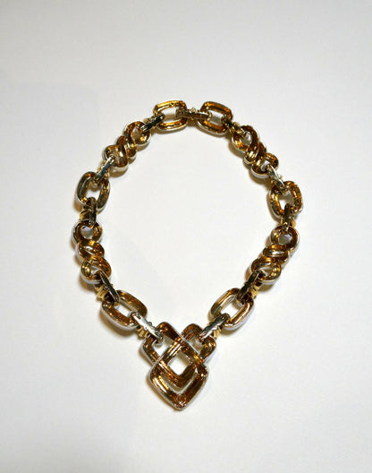 DAVID WEBB ENAMEL & YELLOW GOLD NECKLACE, 1970