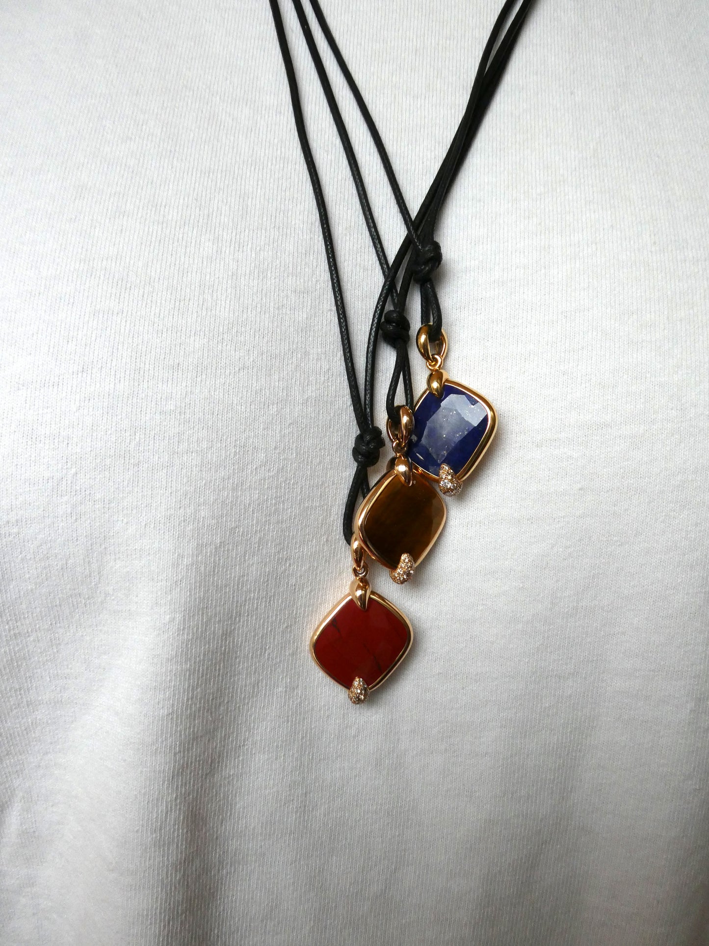 POMELLATO 'RITRATTO' LAPIS, DIAMOND & ROSE GOLD PENDANT, 2017