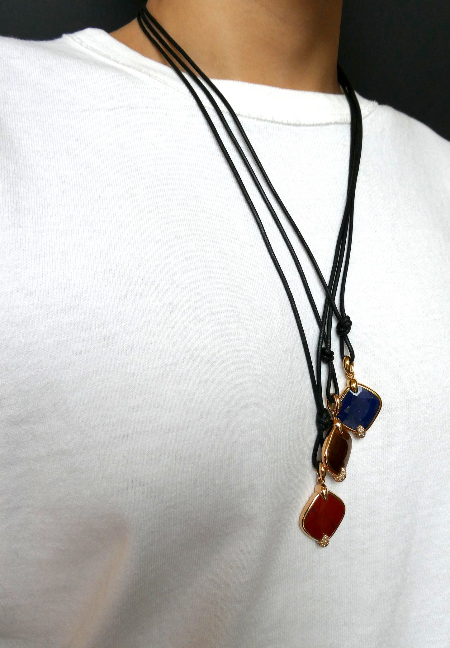 POMELLATO 'RITRATTO' LAPIS, DIAMOND & ROSE GOLD PENDANT, 2017