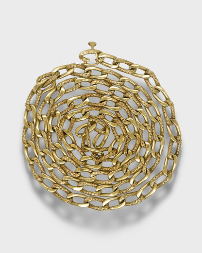 GEORGES LENFANT YELLOW GOLD SAUTOIR NECKLACE
