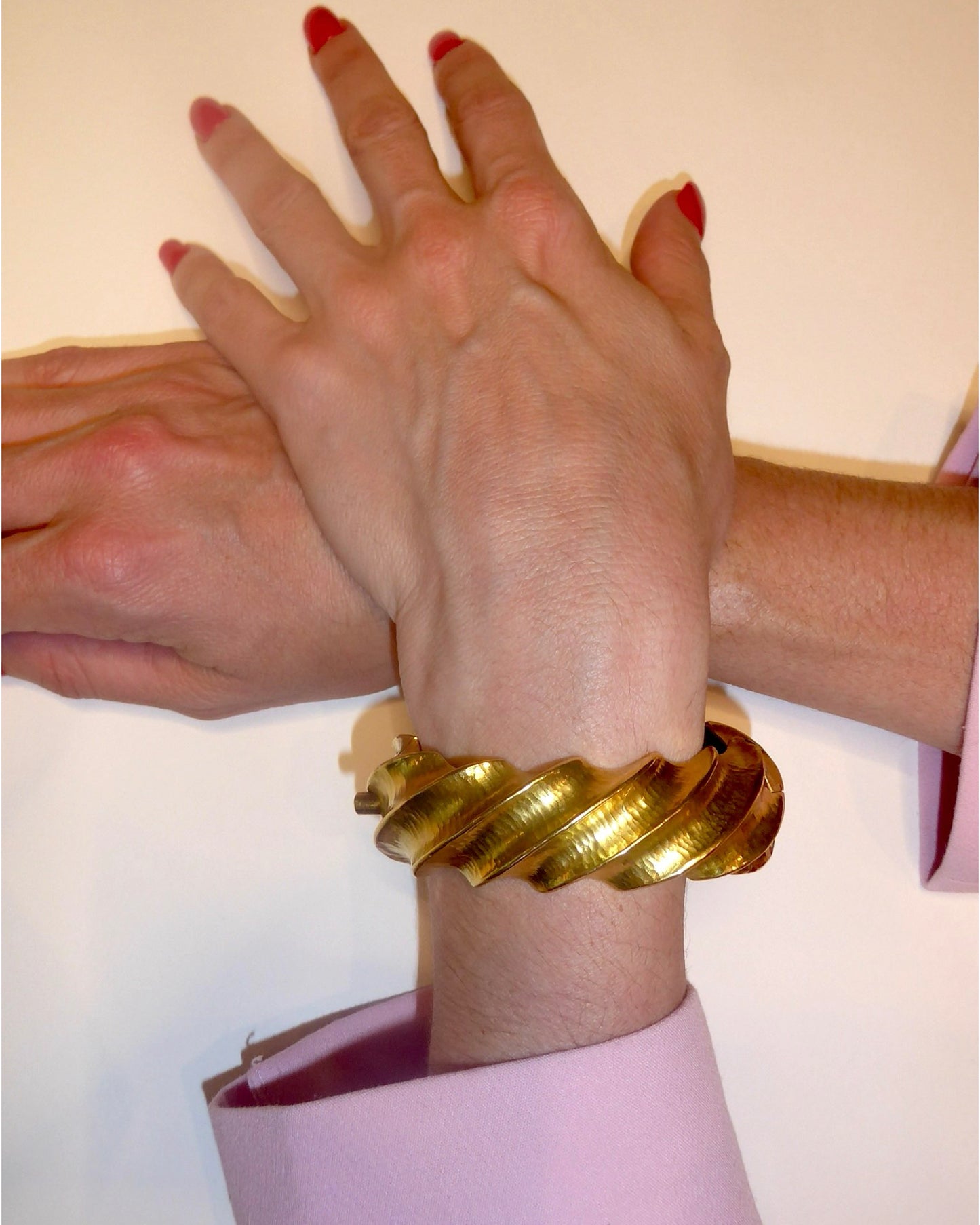GRIMA YELLOW GOLD BANGLE, 1980s