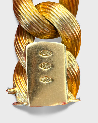 WEINGRILL YELLOW GOLD BRACELET, 20th CENTURY