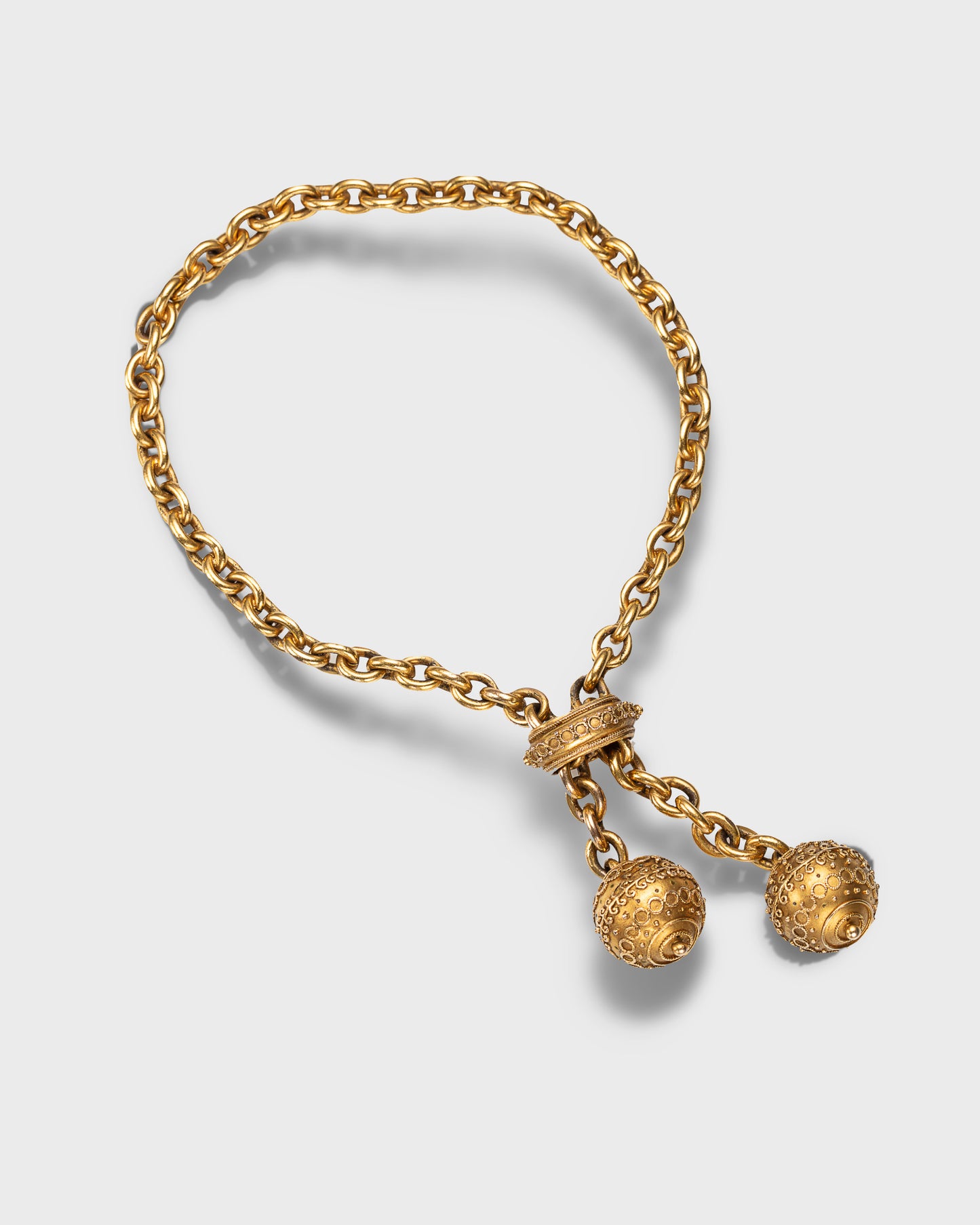 ROSE GOLD OTTOMAN CHARM BRACELET, 1900s