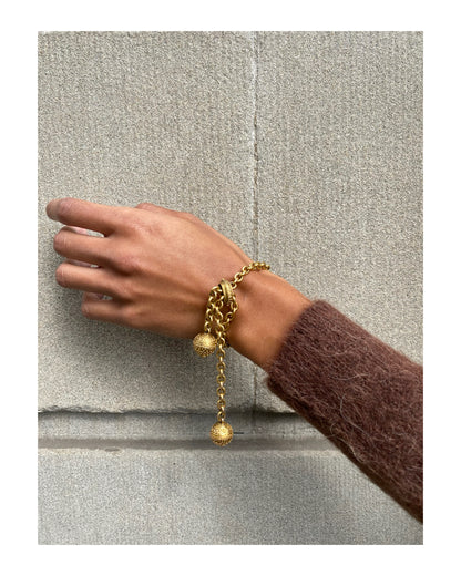 ROSE GOLD OTTOMAN CHARM BRACELET, 1900s