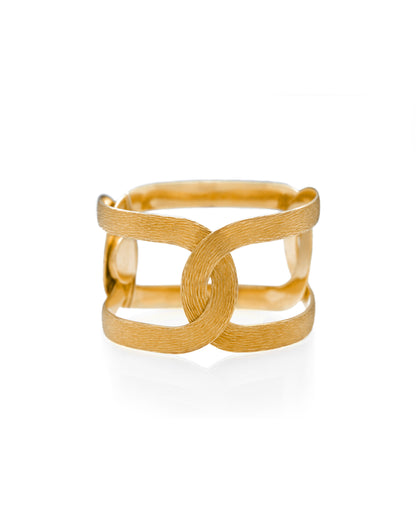BVLGARI THREE-LINK GOLD BRACELET, 1970s