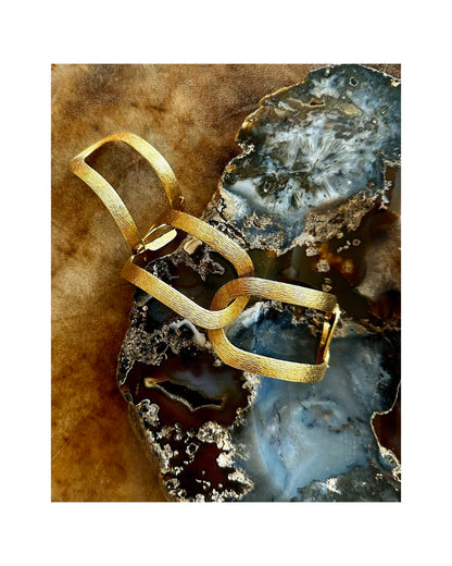 BVLGARI THREE-LINK GOLD BRACELET, 1970s