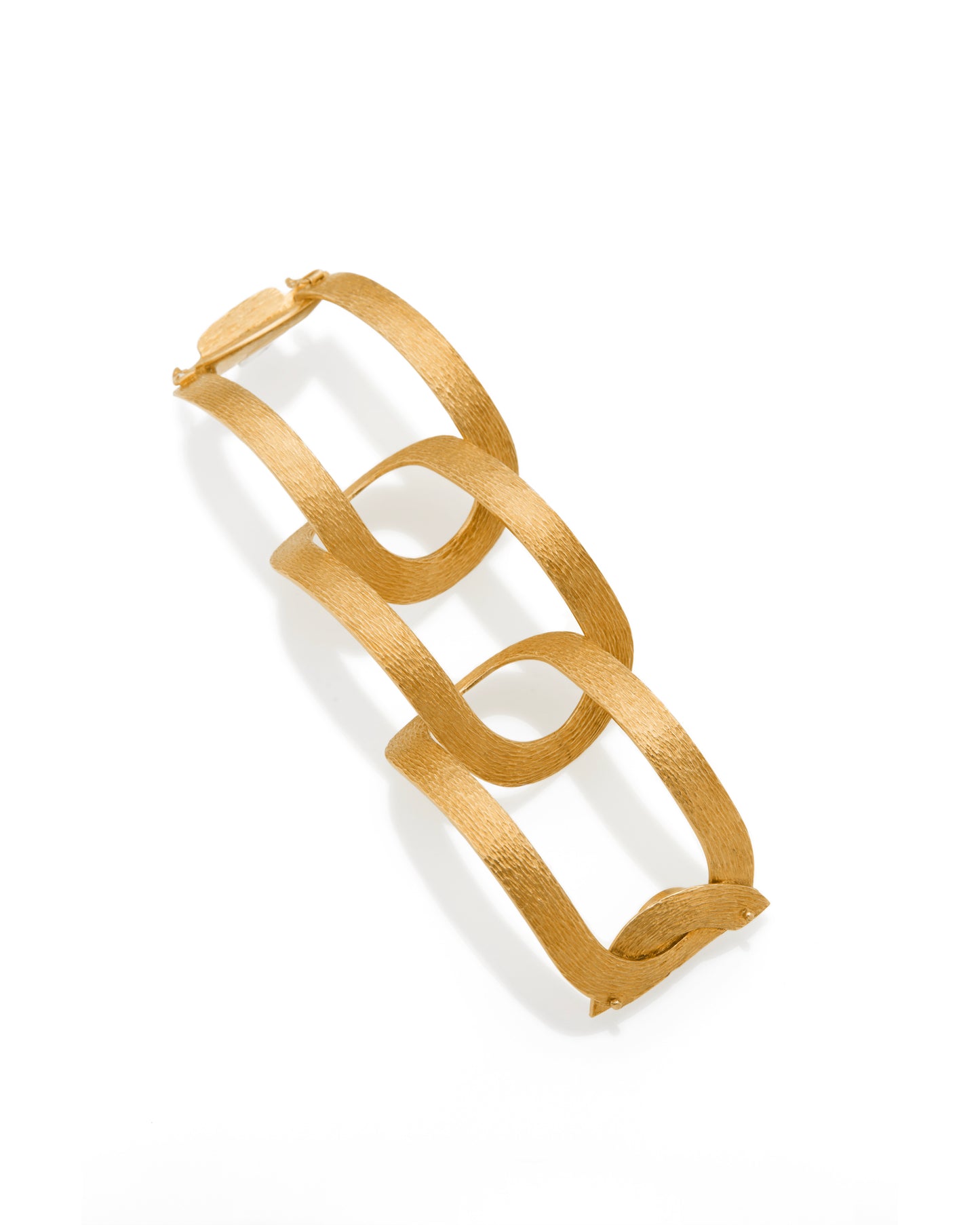 BVLGARI THREE-LINK GOLD BRACELET, 1970s