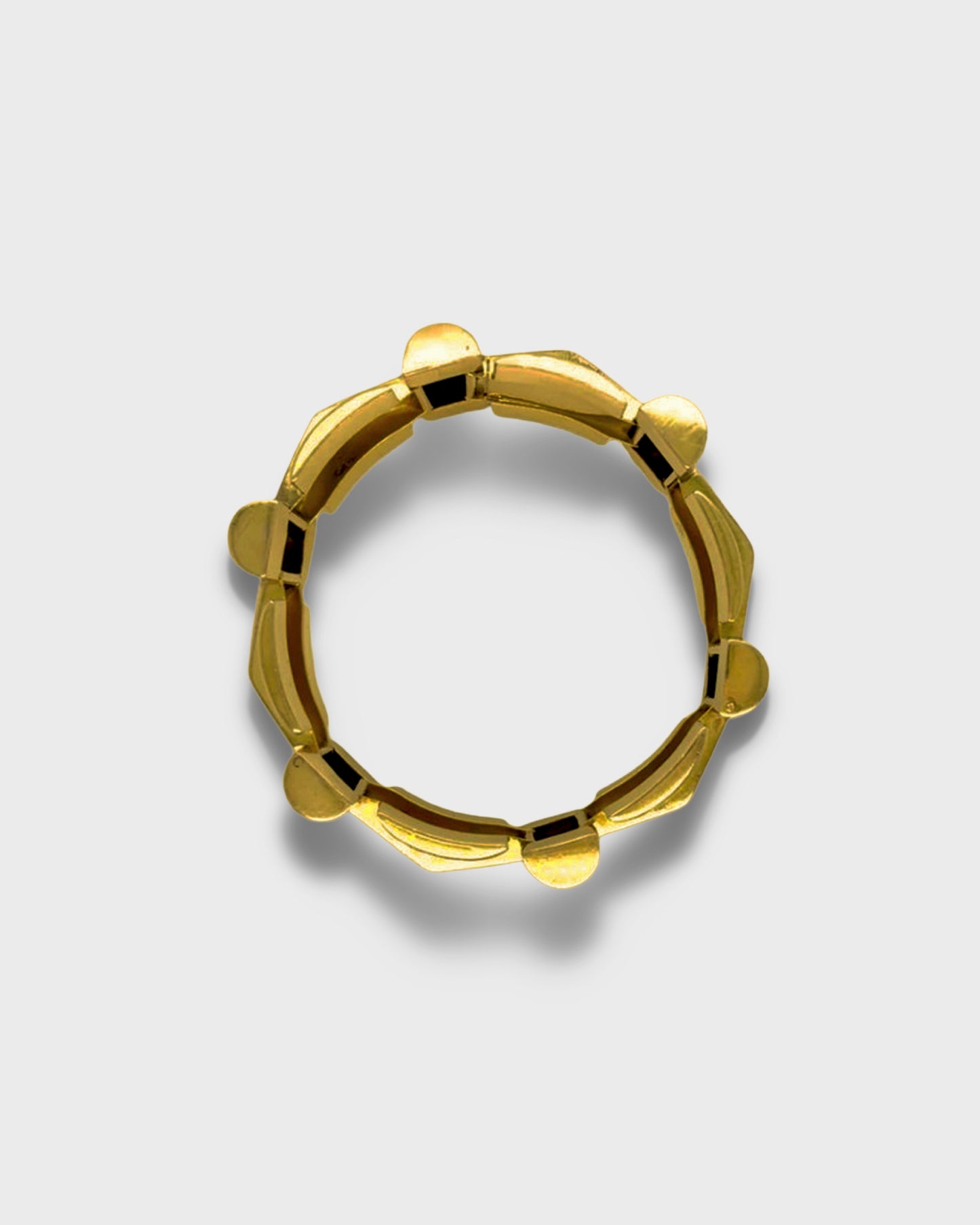 YELLOW GOLD TANK BRACELET, 1950s