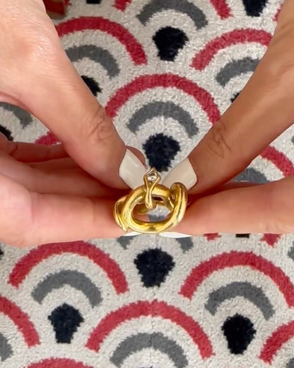 CARTIER DIAMOND & GOLD SNAKE RING, 1970s