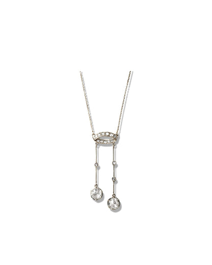 BELLE ÉPOQUE DIAMONDS & PLATINUM NECKLACE, 1915