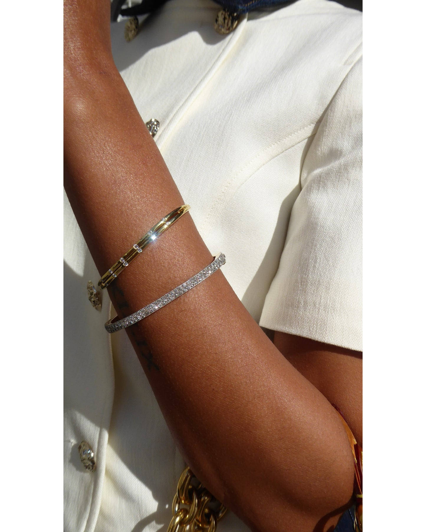 DIAMOND & GOLD BRACELET, 1970s