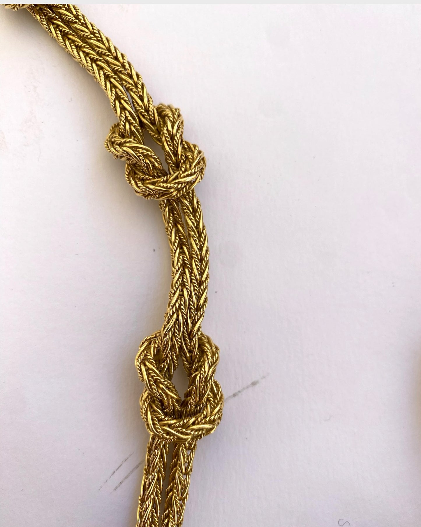 BUCCELLATI YELLOW GOLD TWO-LENGTH NECKLACE, 20th CENTURY