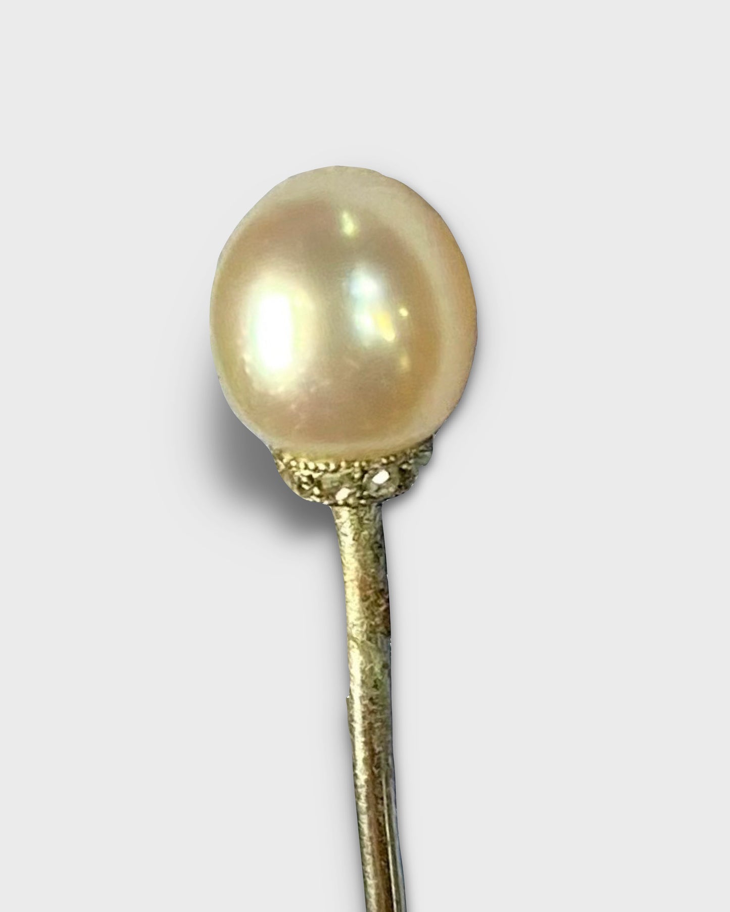 PEARL, DIAMOND & PLATINUM TIEPIN, 1910s