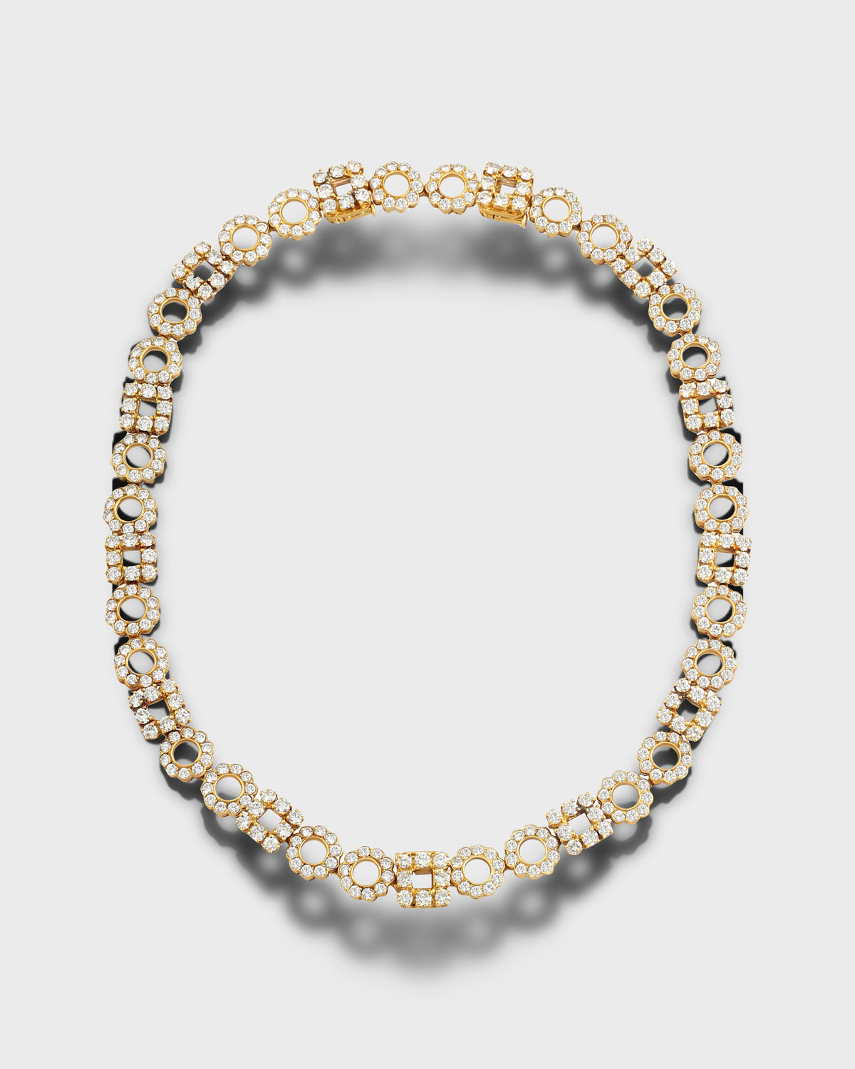 BOUCHERON DIAMOND & YELLOW GOLD CONVERTIBLE BRACELETS & NECKLACE, 1980