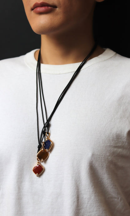 POMELLATO 'RITRATTO' RED JASPER, DIAMOND & ROSE GOLD PENDANT, 2017