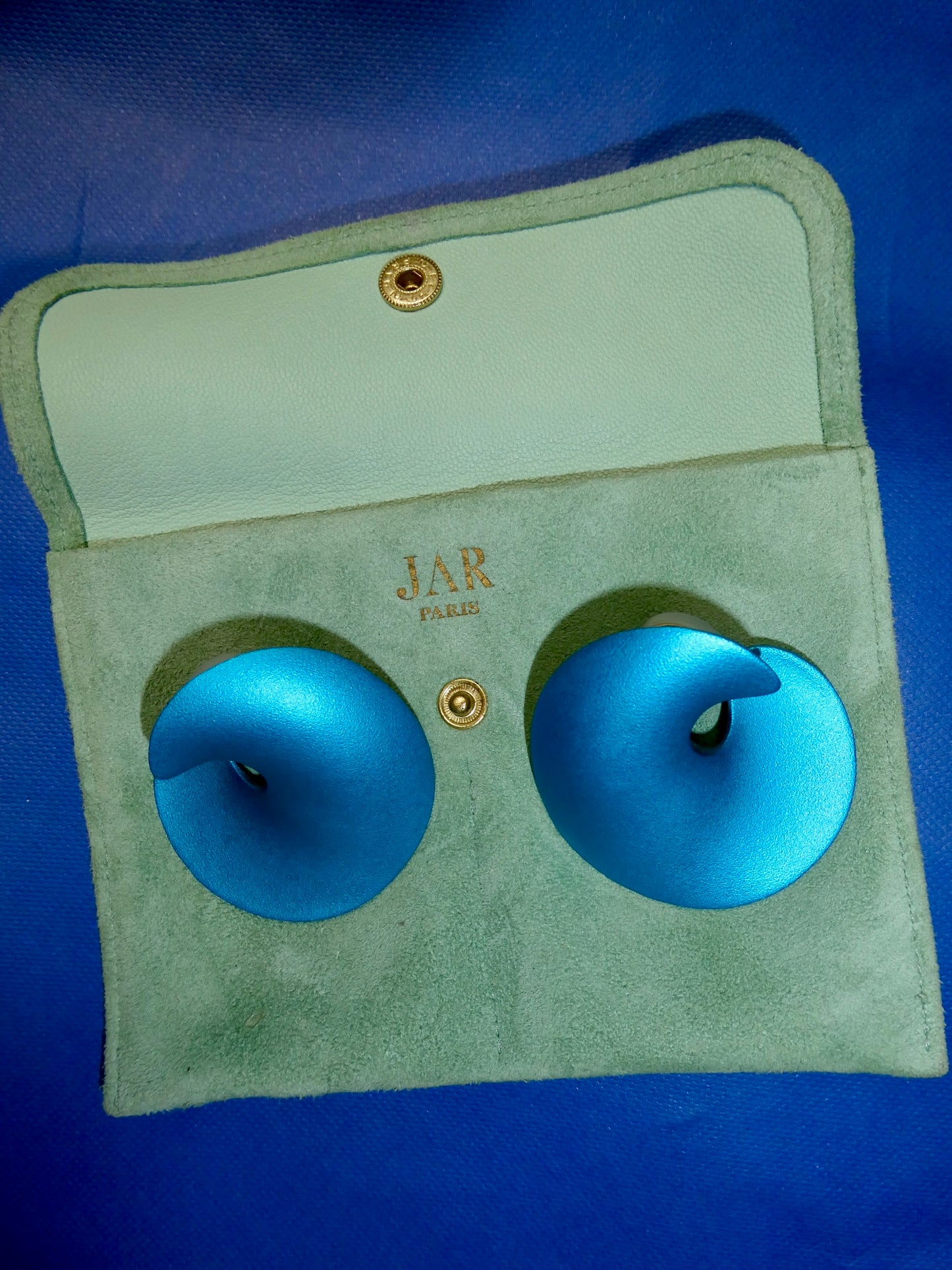 JAR PARIS 'VALERIE' ALUMINUM EARRINGS, 2010s