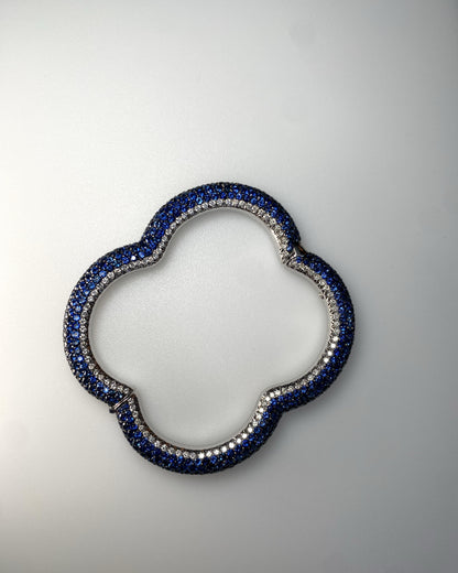 CACCIARI SALVATI SAPPHIRE, DIAMOND & YELLOW GOLD BRACELET, 1990s
