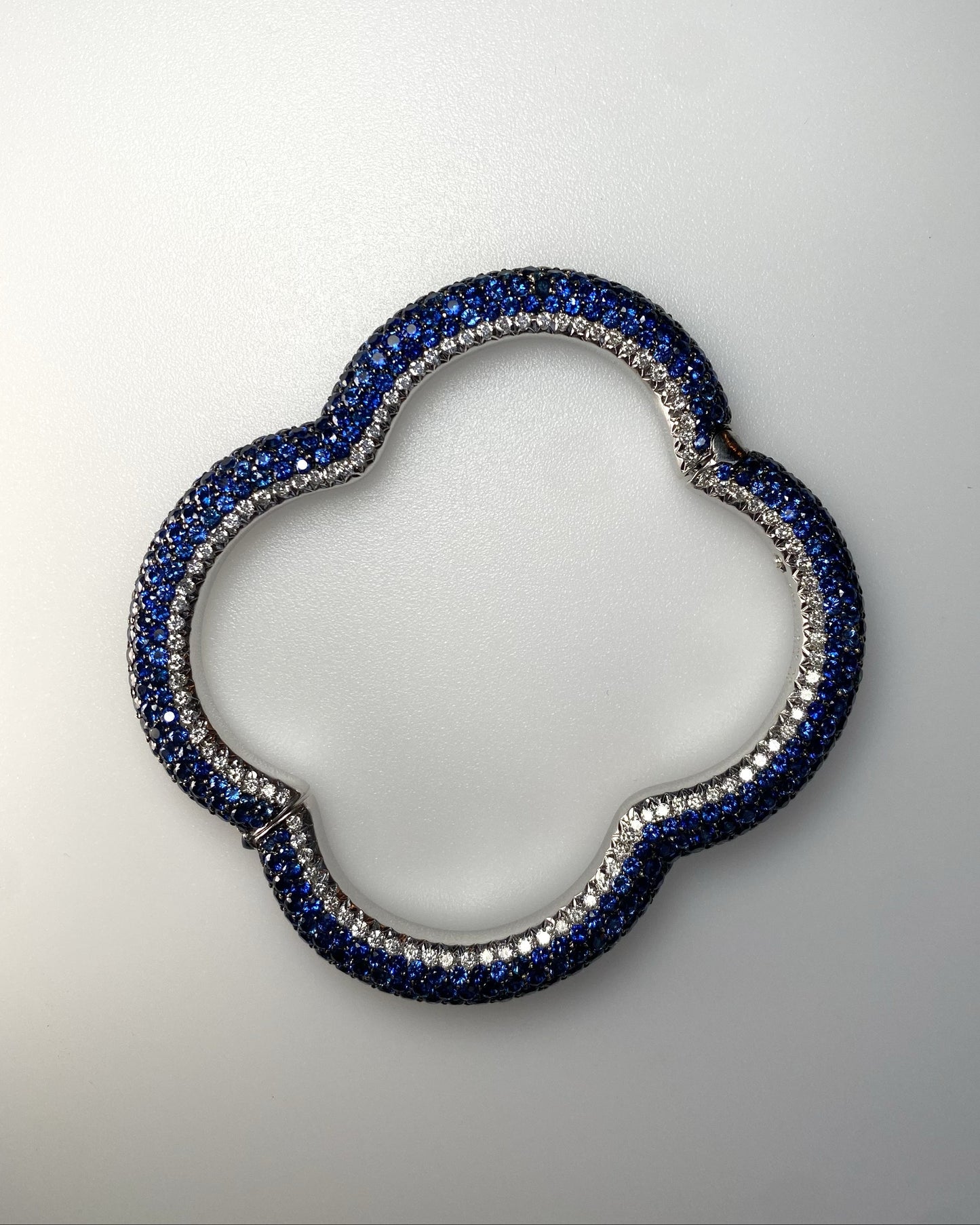 CACCIARI SALVATI SAPPHIRE, DIAMOND & YELLOW GOLD BRACELET, 1990s
