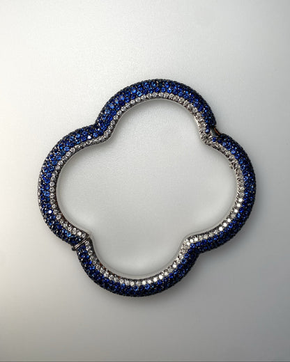 CACCIARI SALVATI SAPPHIRE, DIAMOND & YELLOW GOLD BRACELET, 1990s