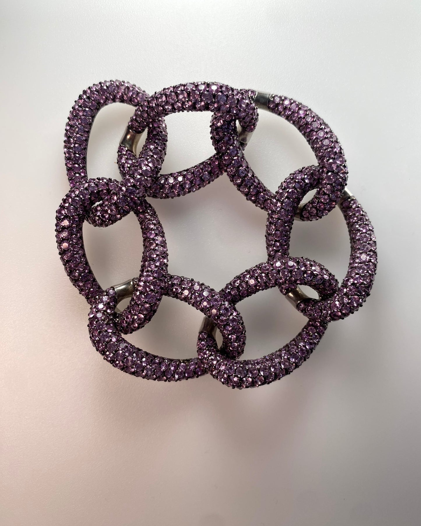 CACCIARI SALVATI PINK SAPPHIRE & GOLD BRACELET, 2000s