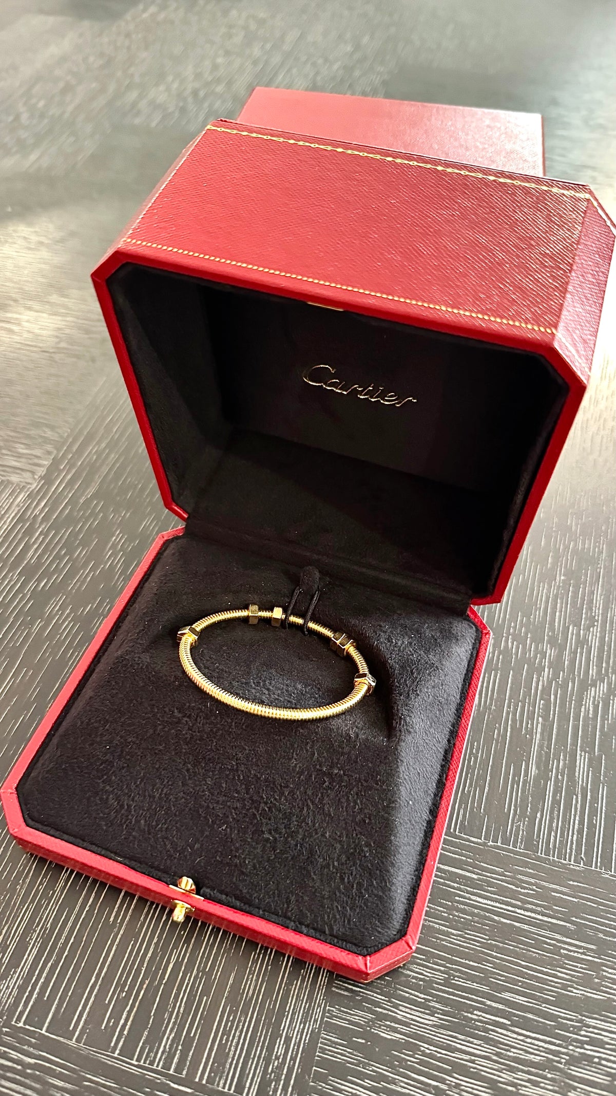 CARTIER 'ÉCROU DE CARTIER' ROSE GOLD BRACELET, 2018
