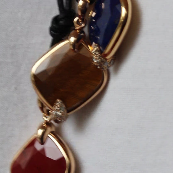POMELLATO 'RITRATTO' LAPIS, DIAMOND & ROSE GOLD PENDANT, 2017