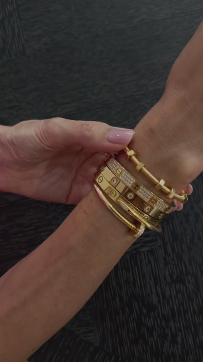 CARTIER 'ÉCROU DE CARTIER' ROSE GOLD BRACELET, 2018