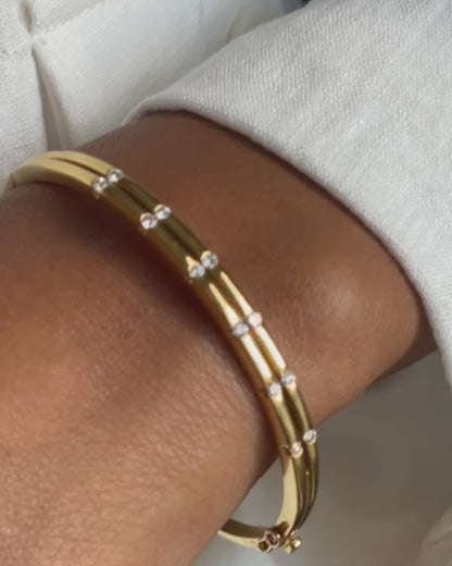 DIAMOND & GOLD BRACELET, 1970s